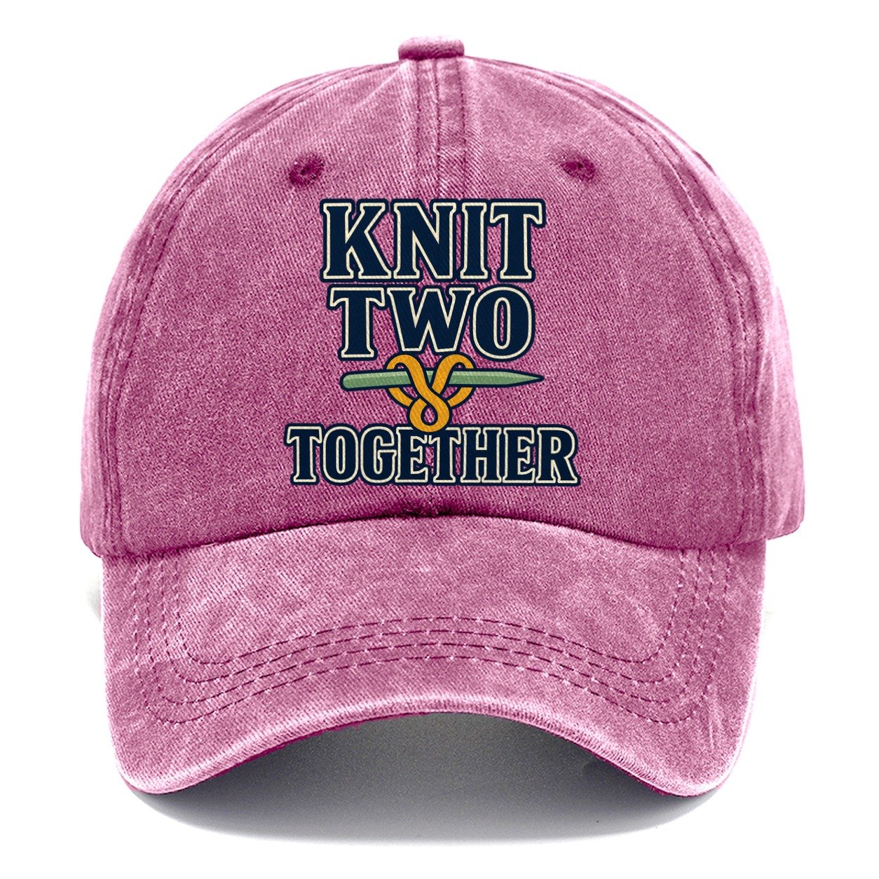 Knit Two Together Yarn Crafts Classic Cap – Dusty Rose