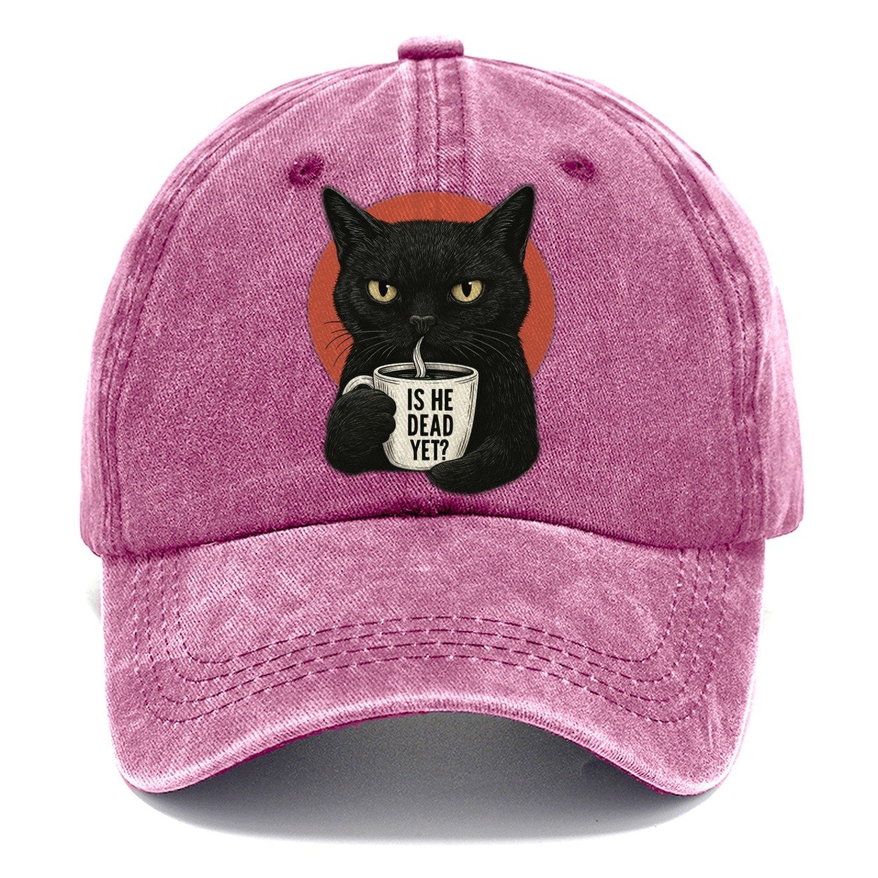 Is He Dead Yet Cat Classic Cap – Dusty Rose