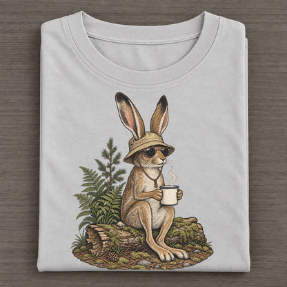 Jackrabbit Trail Rest Slow Camp Club Classic T-shirt – Grey