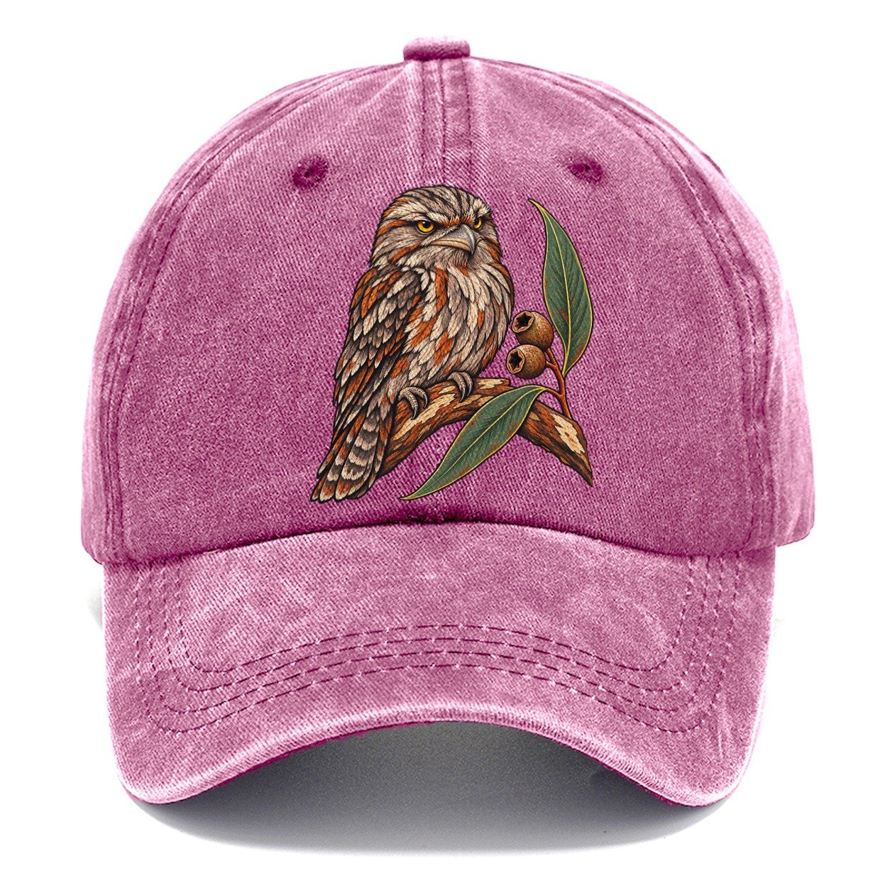 Tawny Frogmouth And Gum Nuts Australia Cultural Icons Classic Cap – Dusty Rose