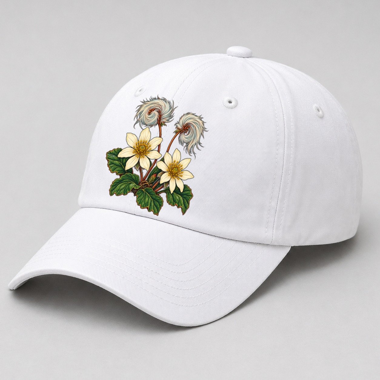 White — angle view