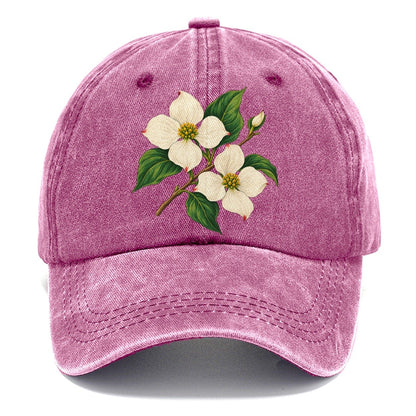 British Columbia Pacific Dogwood Bloom Canada Cultural Icons Classic Cap – Dusty Rose