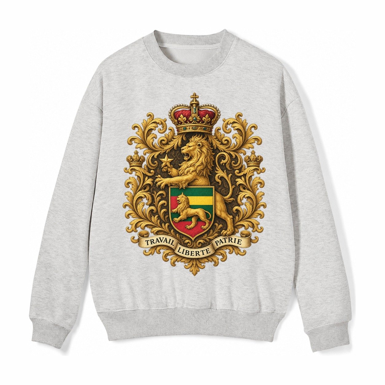 West Highland White Terrier Alert Stan Fleece Sweatshirt – Light Gray