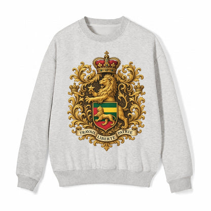 West Highland White Terrier Alert Stan Fleece Sweatshirt – Light Gray
