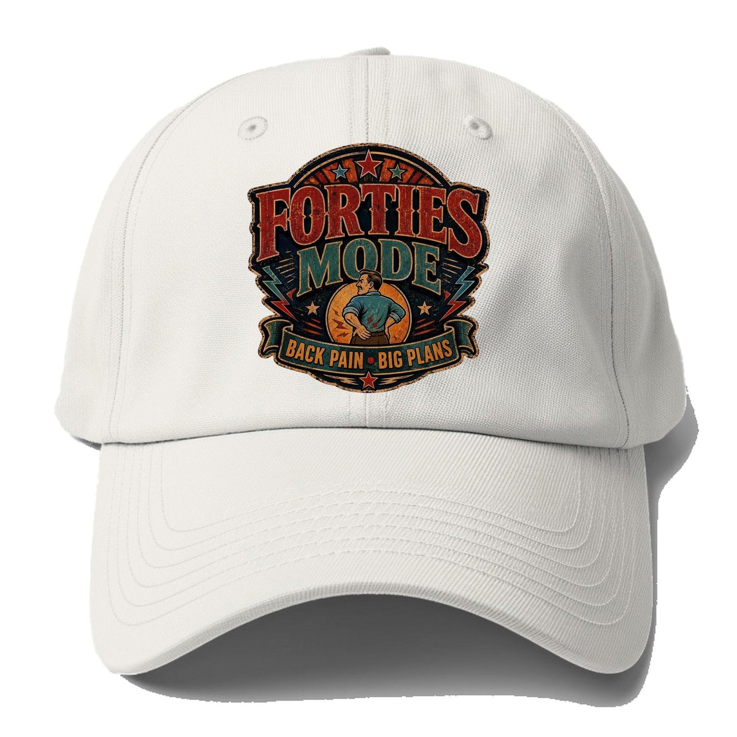 Forties Mode Back Pain Big Plans Baseball Cap – Off White