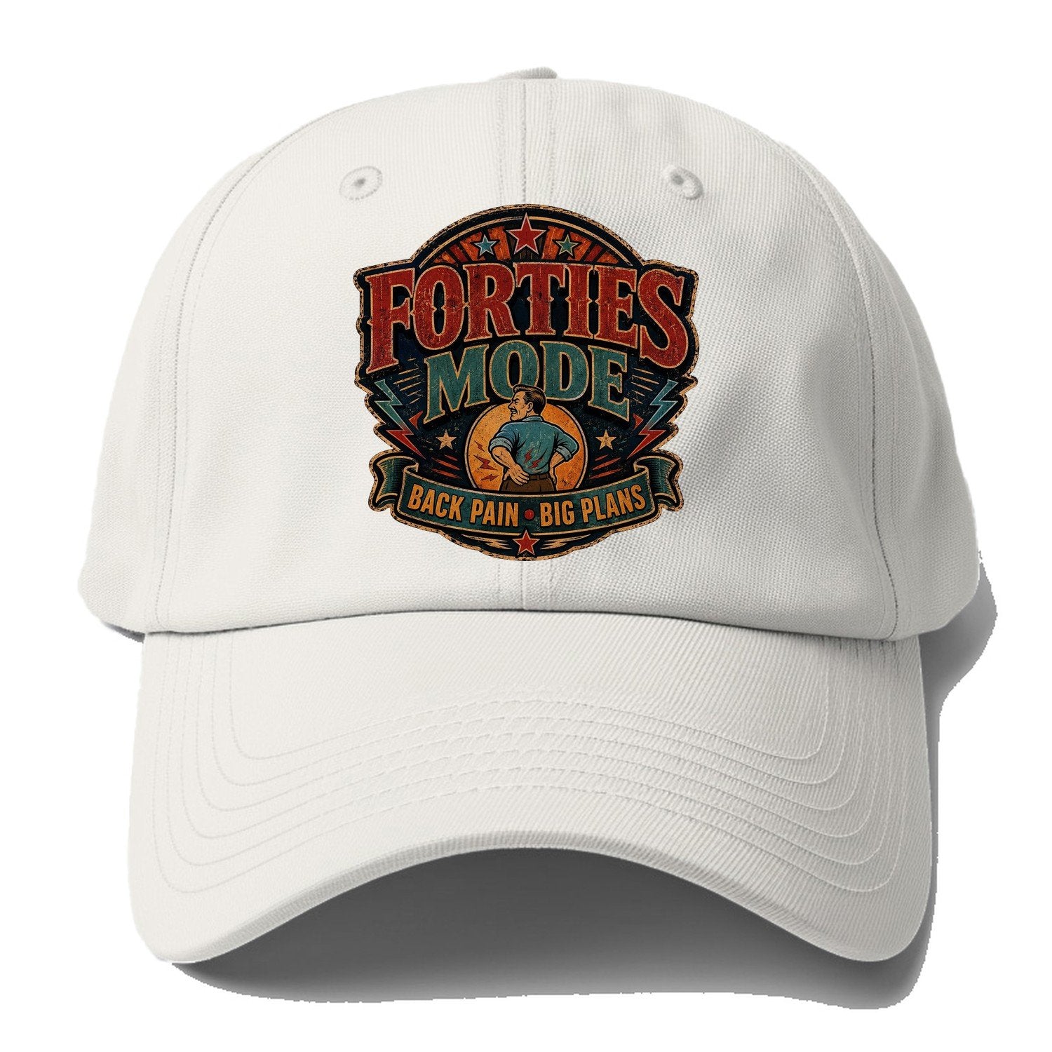 Forties Mode Back Pain Big Plans Baseball Cap – Off White