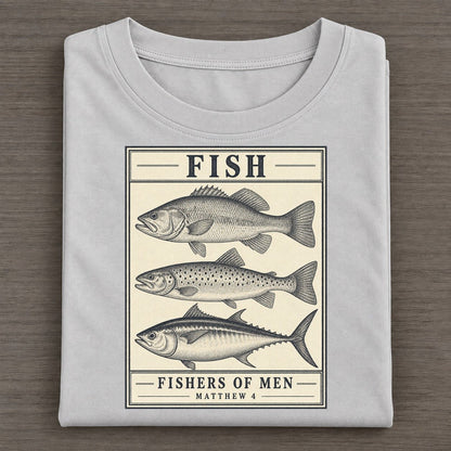 Fish Specimen Plate Creature Canticle Classic T-shirt – Grey