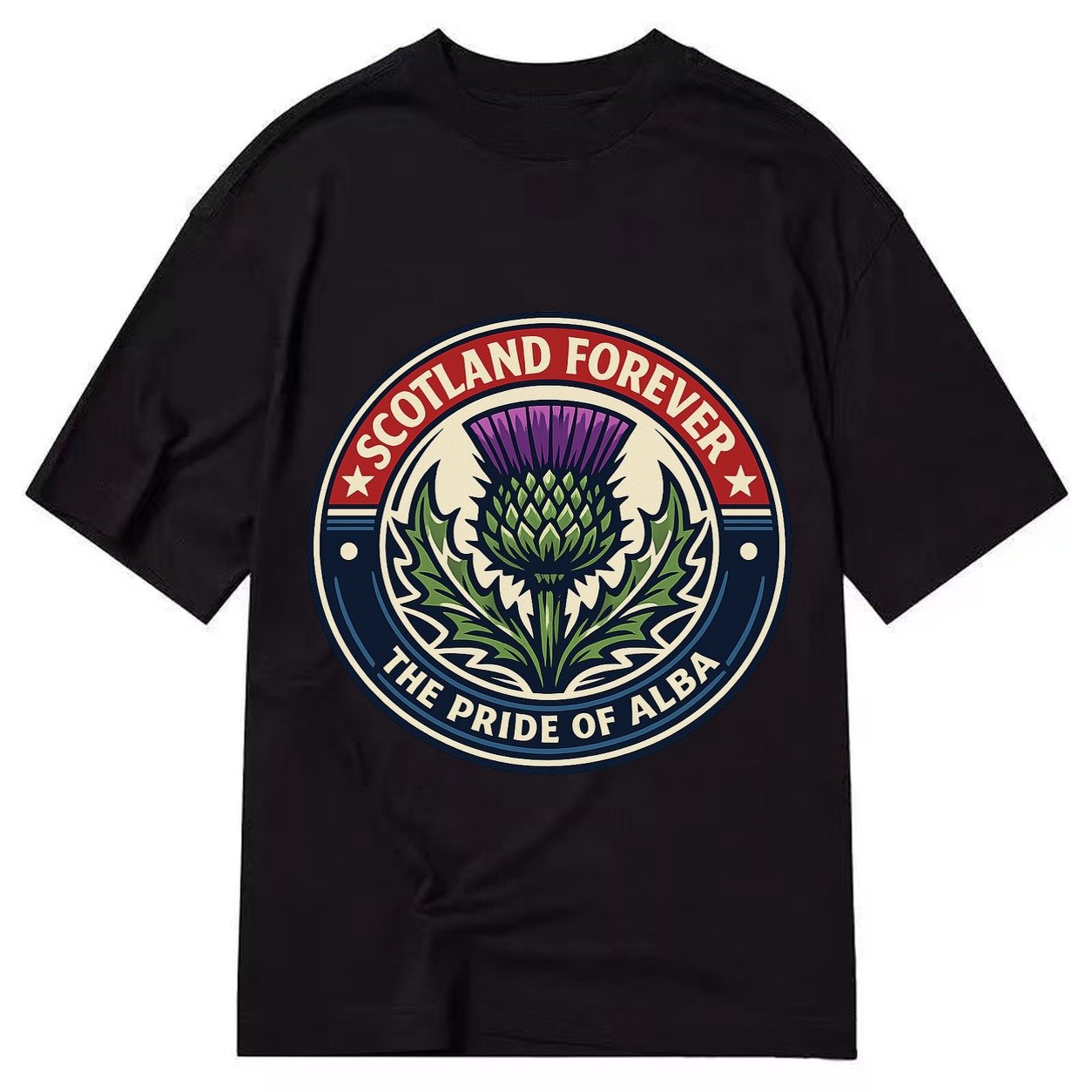 Highland Heritage Emblem 3c22fce65d34 1770440654247 Classic T-shirt – Black