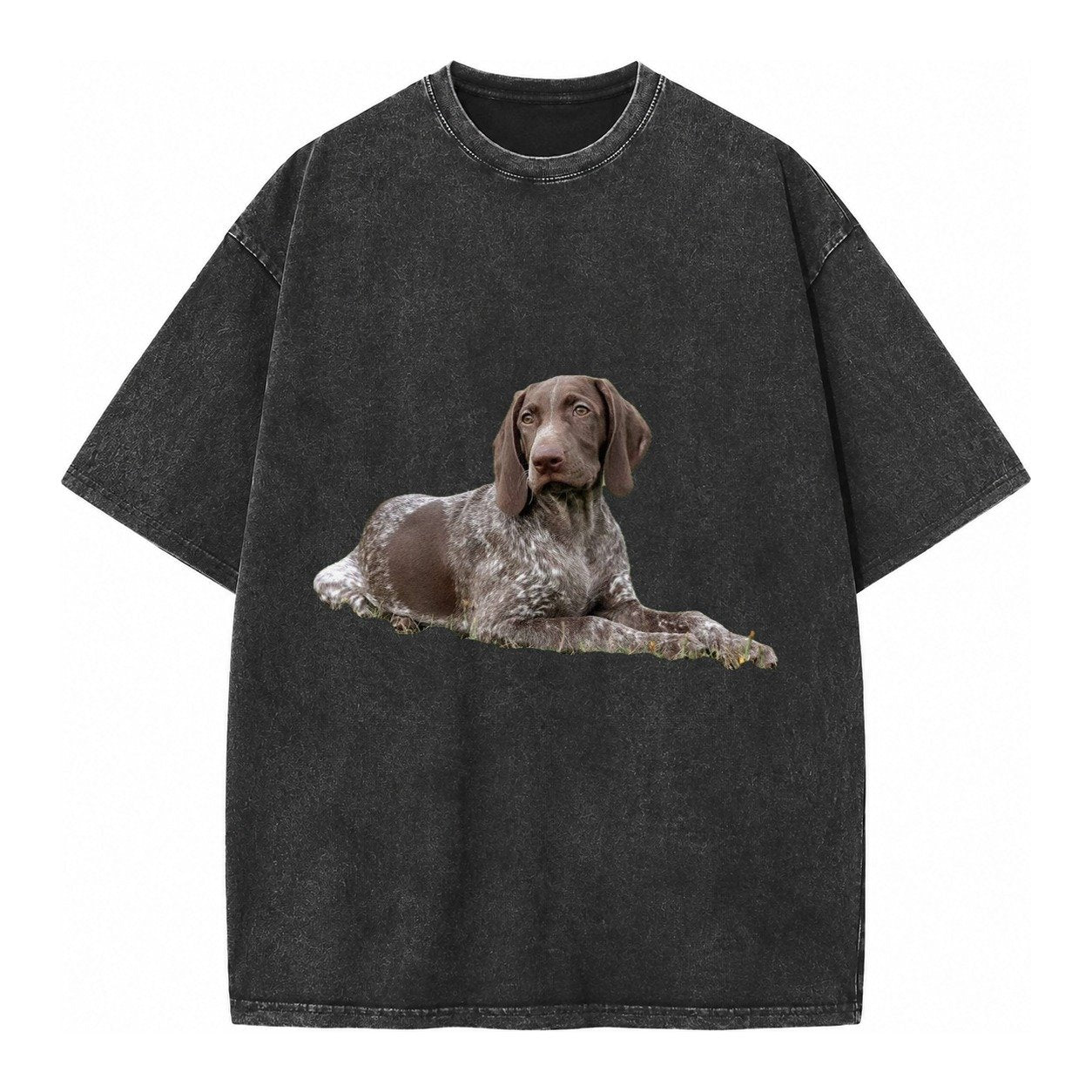 German Shorthaired Pointer 2 Vintage T-shirt – Black
