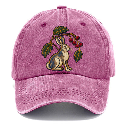 Scottish Rowan And Mountain Hare Uk Culture Heritage Classic Cap – Dusty Rose