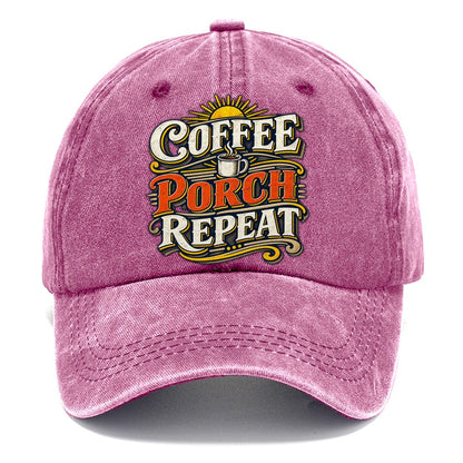 Coffee Porch Repeat Retired Living Classic Cap – Dusty Rose