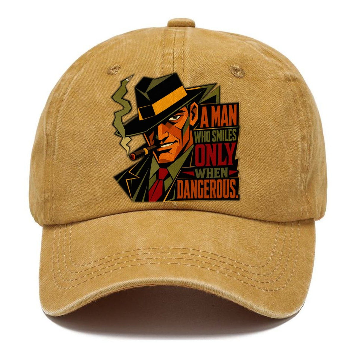 Gangster Portrait Classic Cap – Golden Harvest