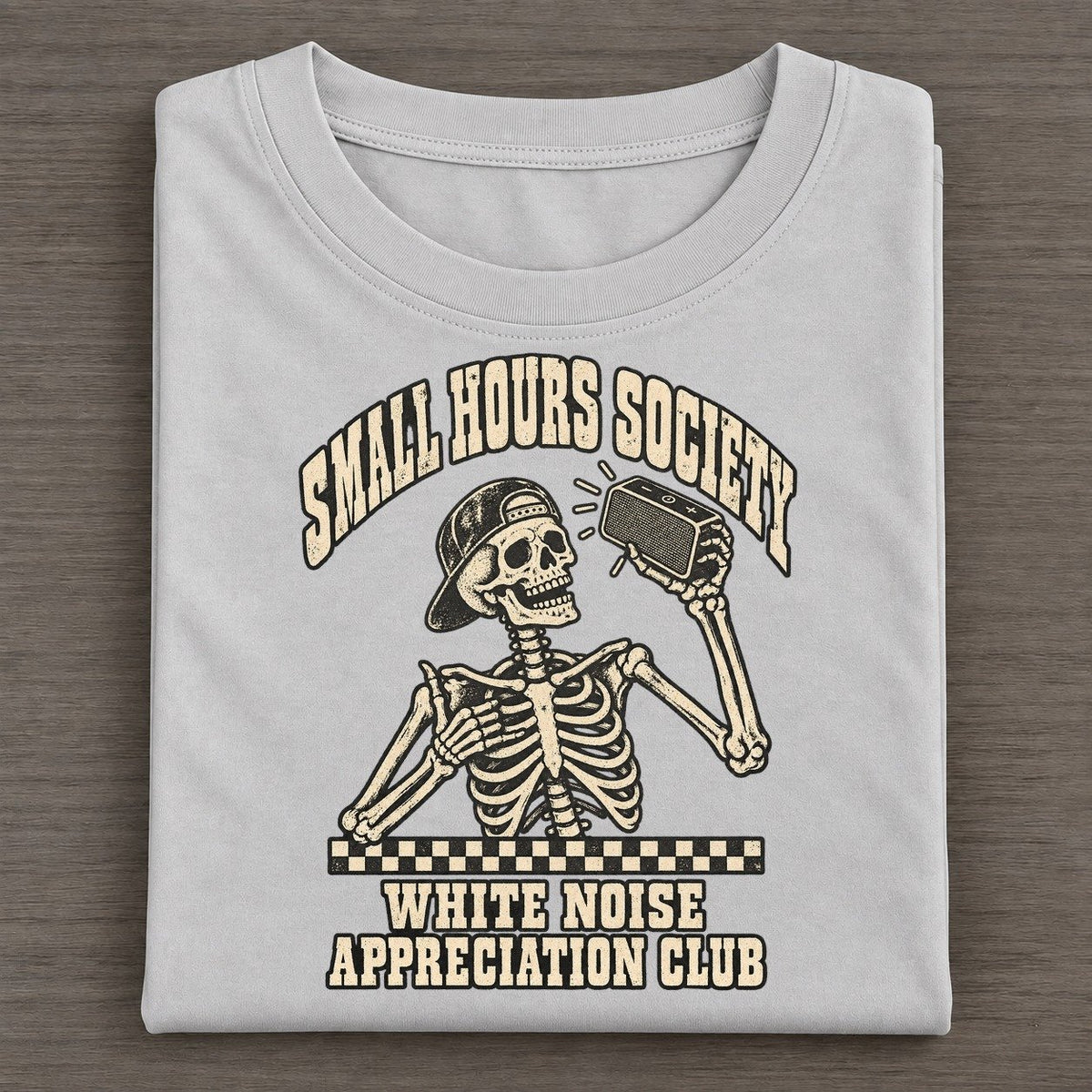 White Noise Small Hours Society Classic T-shirt – Grey