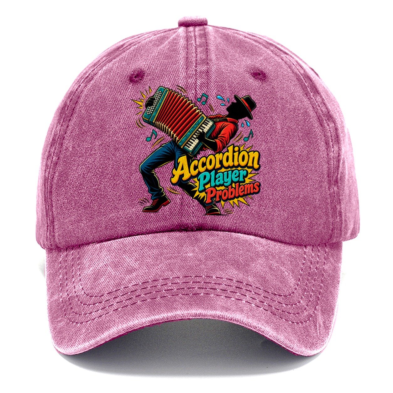 Accordion Player Problems Music Instruments Classic Cap – Dusty Rose