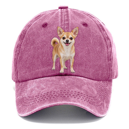 Chihuahua Standing Top Breeds Classic Cap – Dusty Rose