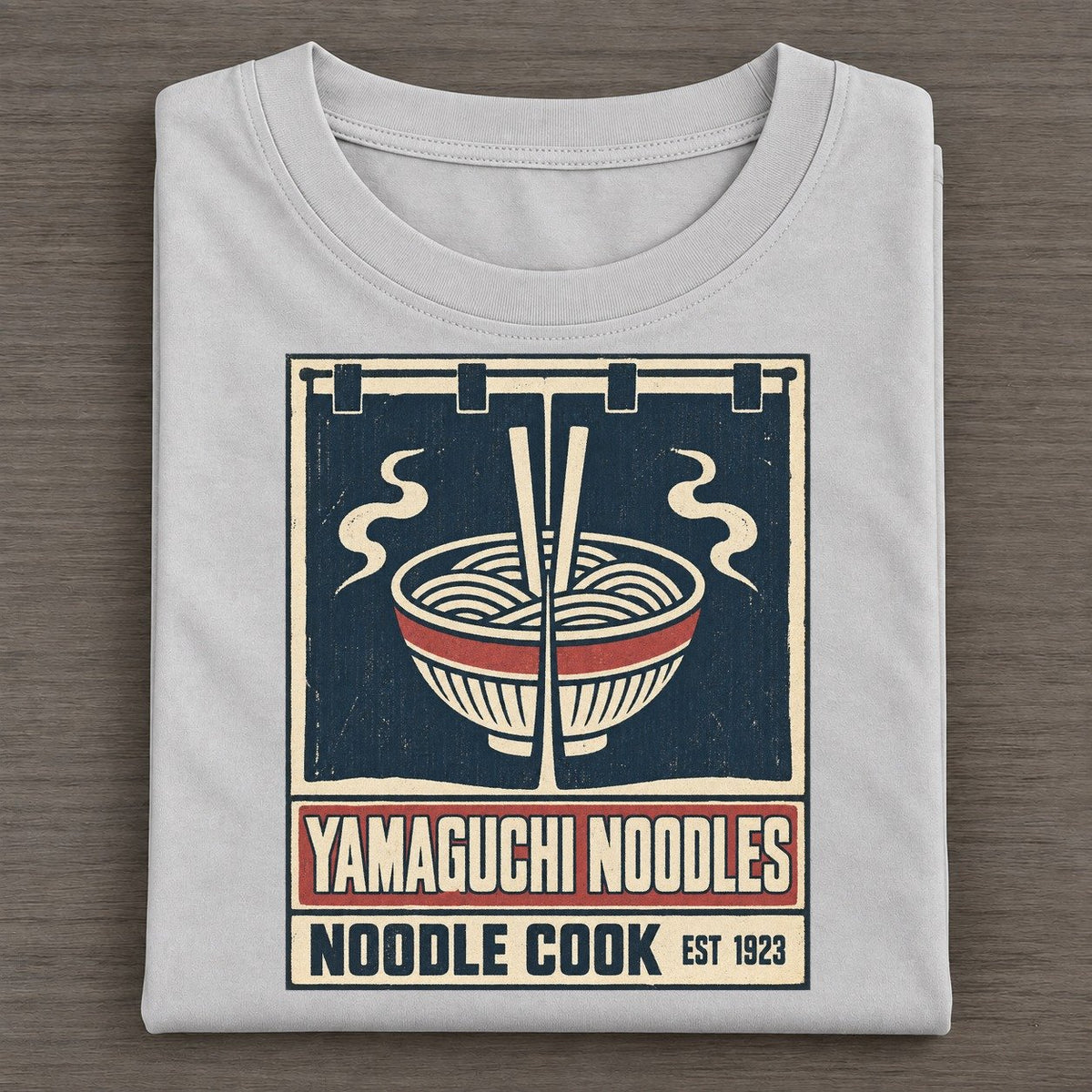 Yamaguchi Noodle House Noren Trade Co Classic T-shirt – Grey
