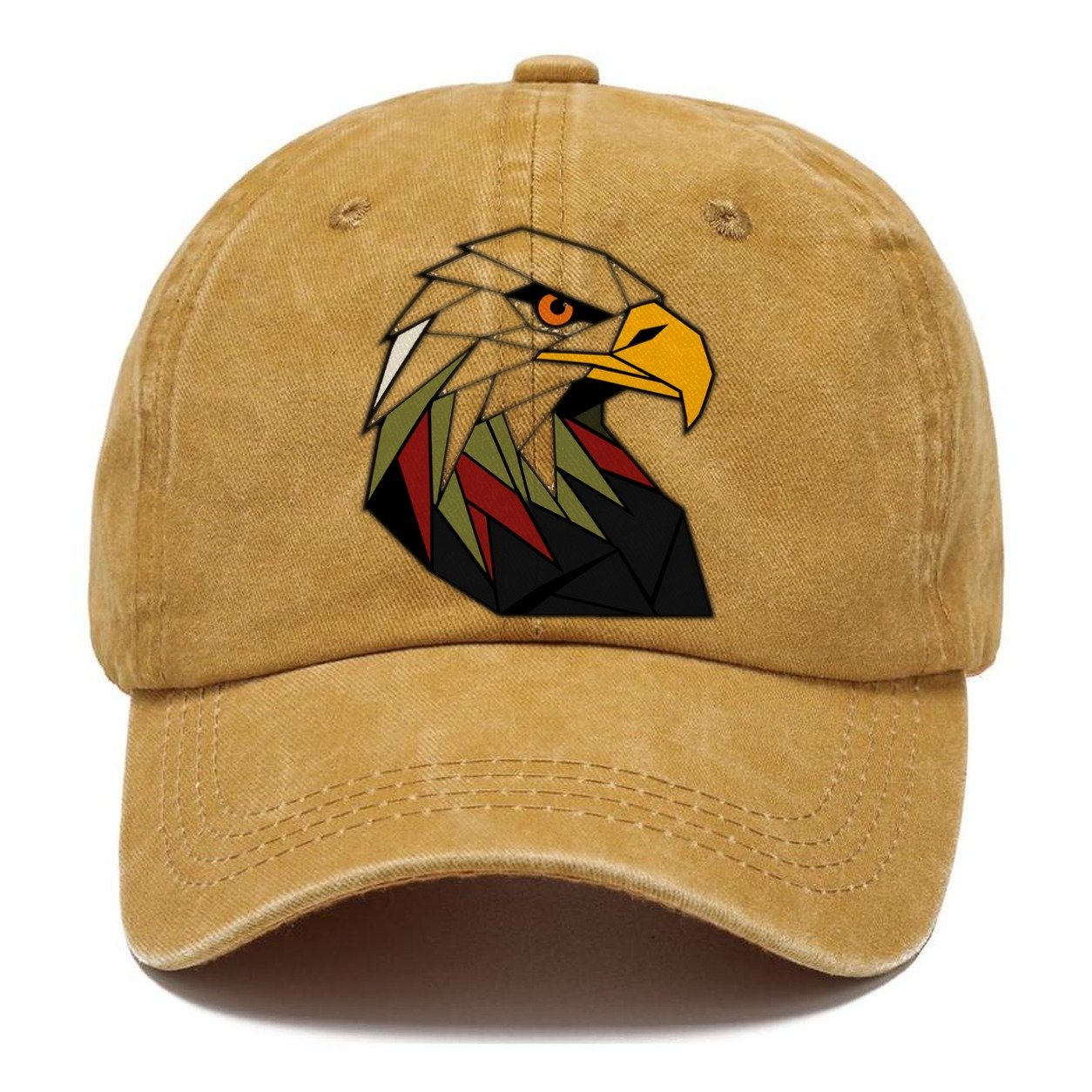 Bald Eagle Profile Classic Cap – Golden Harvest