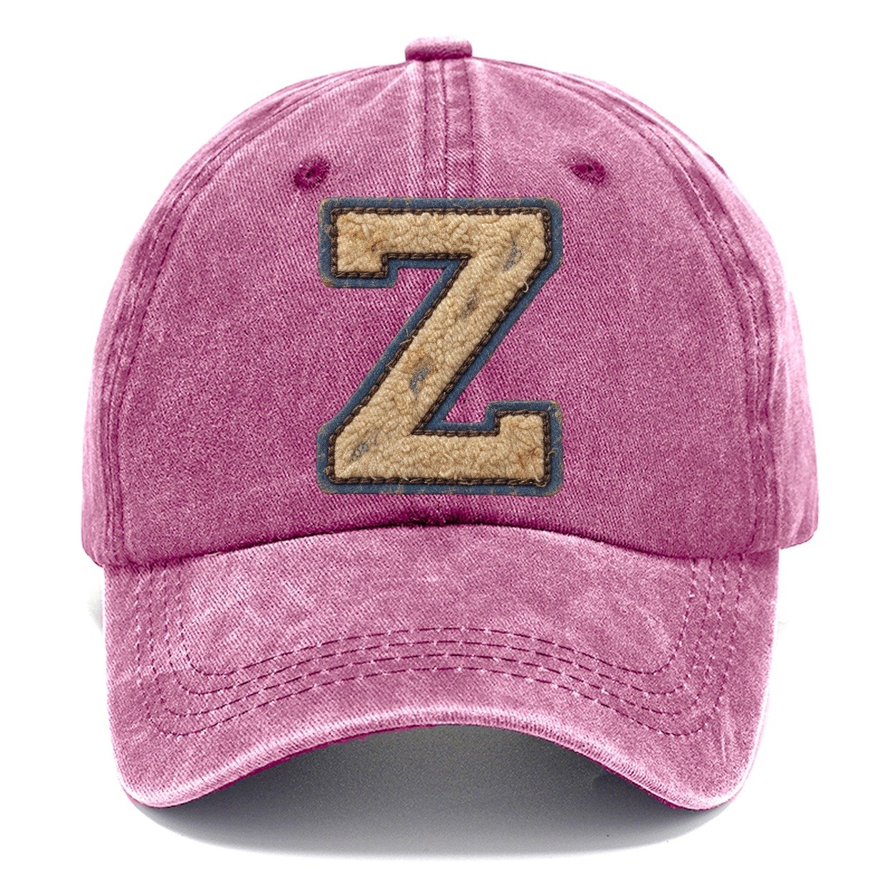 Varsity Chenille Z Monogram Classic Cap – Dusty Rose
