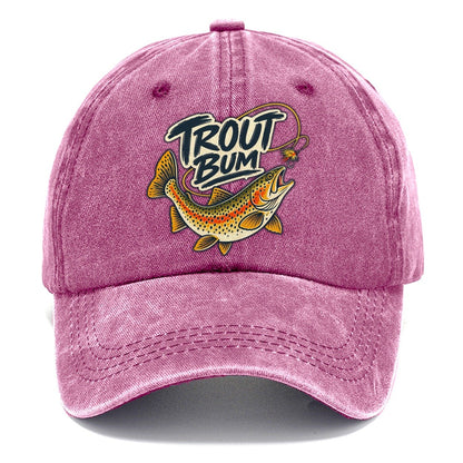 Trout Bum Fishing Elegant Classic Cap – Dusty Rose
