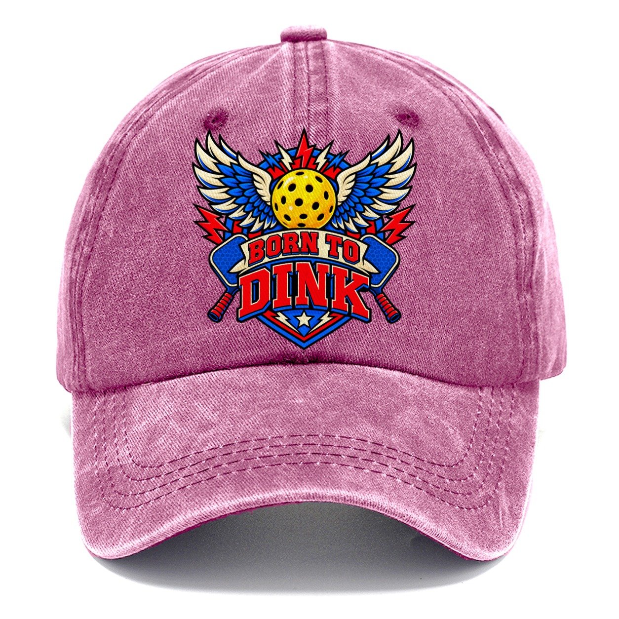 Born To Dink Pickleball Life Classic Cap – Dusty Rose