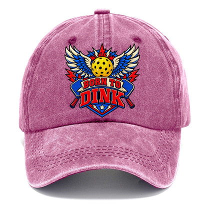 Born To Dink Pickleball Life Classic Cap – Dusty Rose
