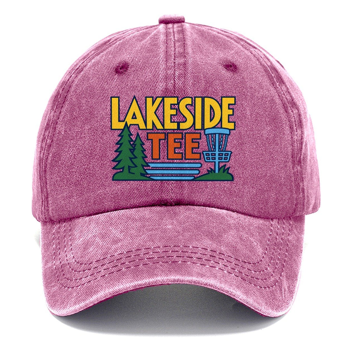Lakeside Tee Disc Golf Classic Cap – Dusty Rose