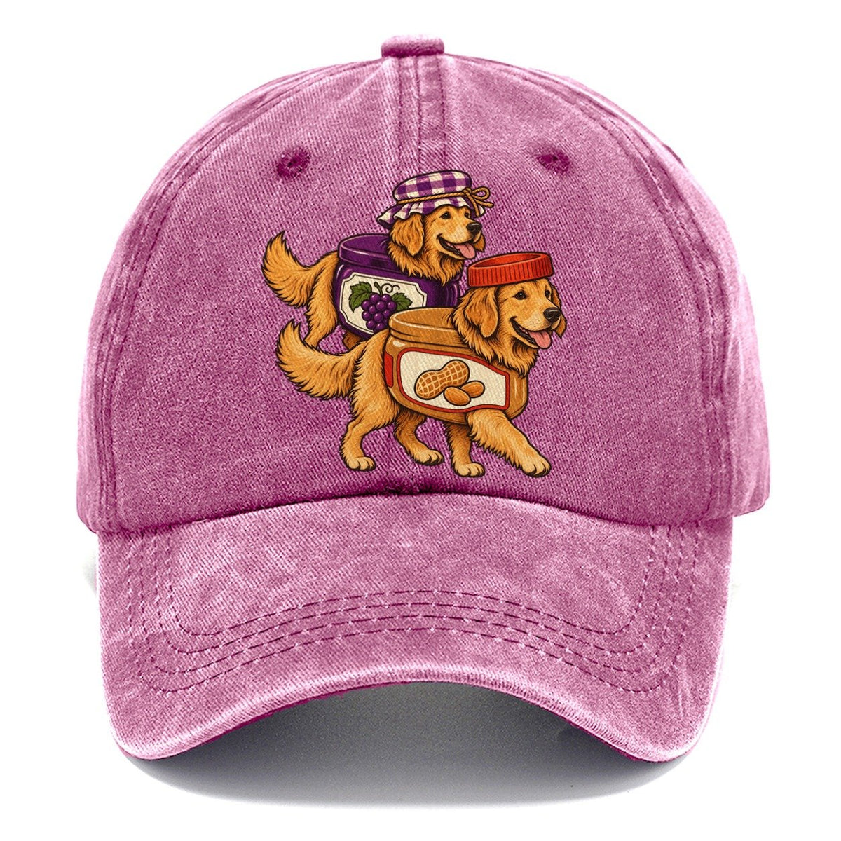 2 Golden Retrievers In Halloween Costumes Hdp 16 Parade Lineup Halloween Dog Parade Classic Cap – Dusty Rose