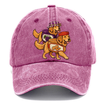2 Golden Retrievers In Halloween Costumes Hdp 16 Parade Lineup Halloween Dog Parade Classic Cap – Dusty Rose