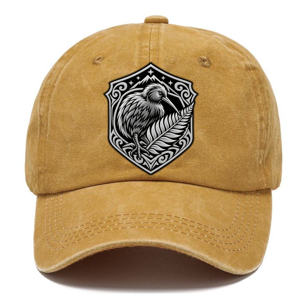 New Zealand Minimal Emblem Country Logos Classic Cap – Golden Harvest