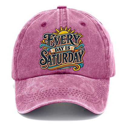 Every Day Is Saturday Retired Living Classic Cap – Dusty Rose