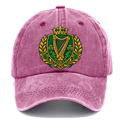 Ireland Heraldic Crest Country Logos Classic Cap – Dusty Rose