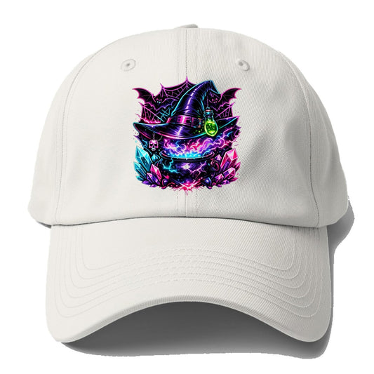 Neon Witch Cauldron Baseball Cap – Off White