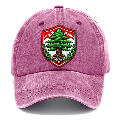 Lebanon Minimal Emblem Country Logos Classic Cap – Dusty Rose