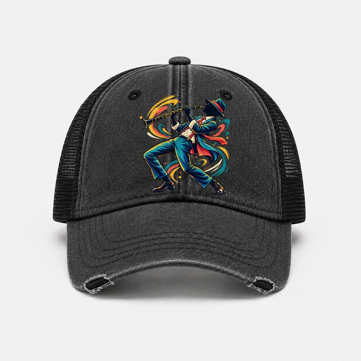Black — front view
