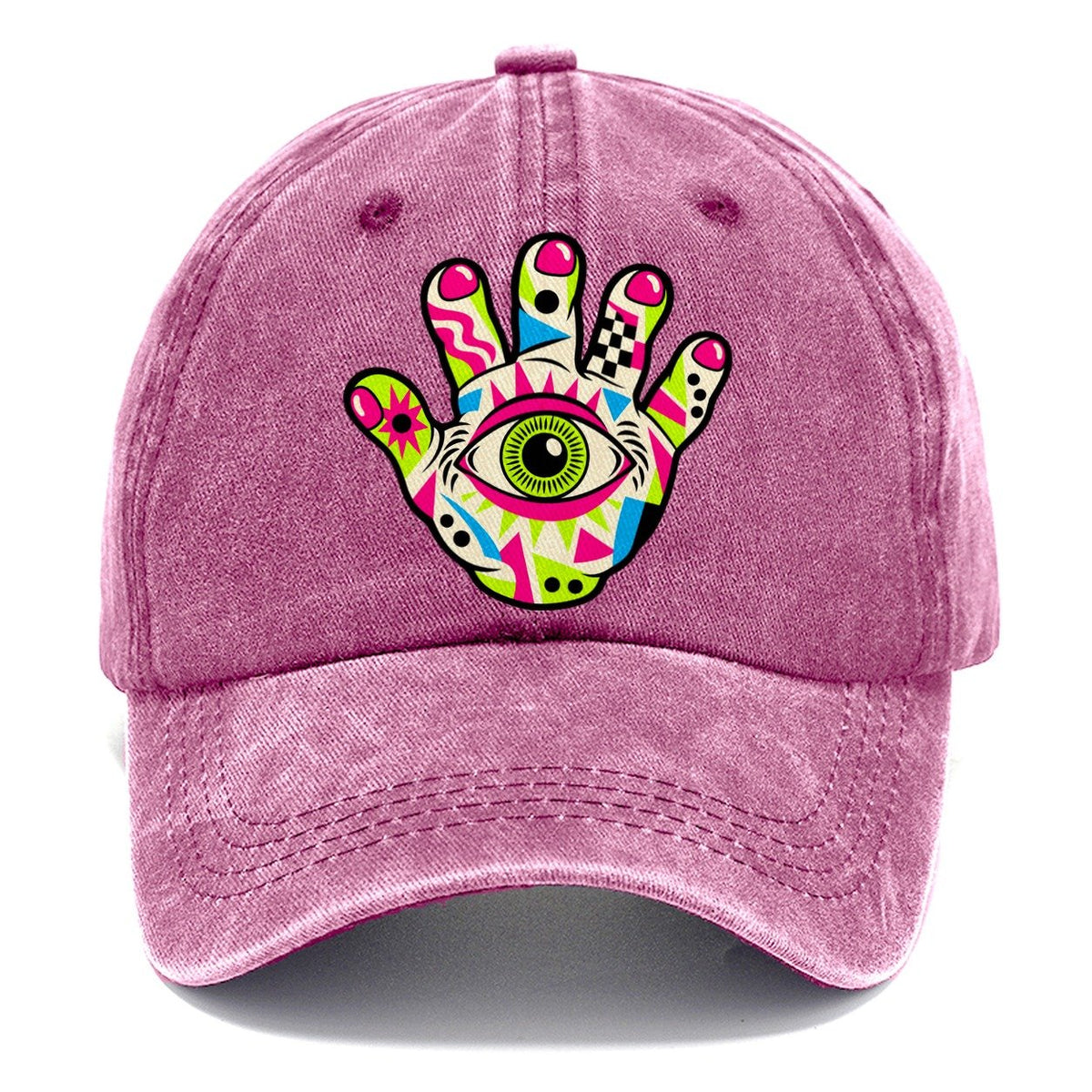 Eye In The Hand Crazy Styles Classic Cap – Dusty Rose