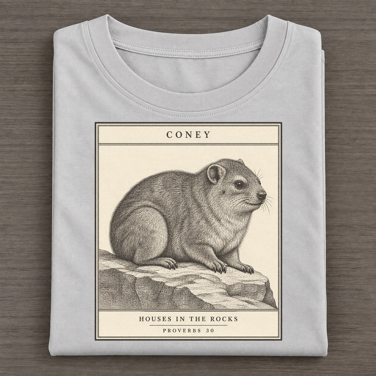 Coney Specimen Plate Creature Canticle Classic T-shirt – Grey