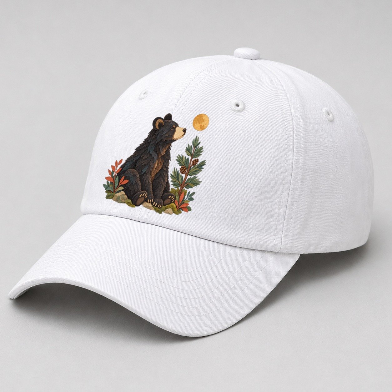 White — angle view