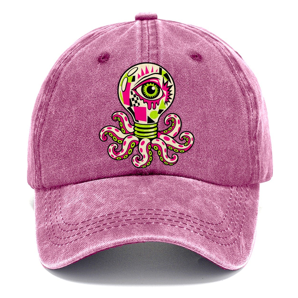 Lightbulb Octopus Crazy Styles Classic Cap – Dusty Rose