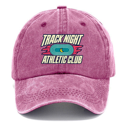 Track Night Athletic Club 90S Running Clubs Classic Cap – Dusty Rose