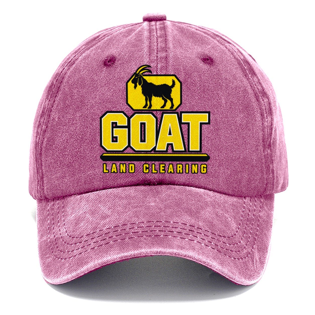 Goat Land Clearing Heavy Duty Classic Cap – Dusty Rose