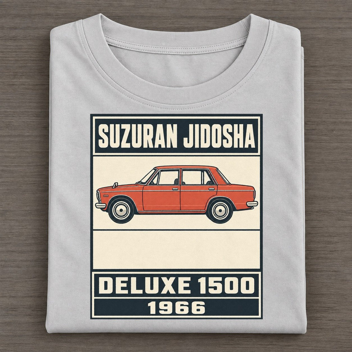 Suzuran Deluxe Showa Speed Plates Classic T-shirt – Grey