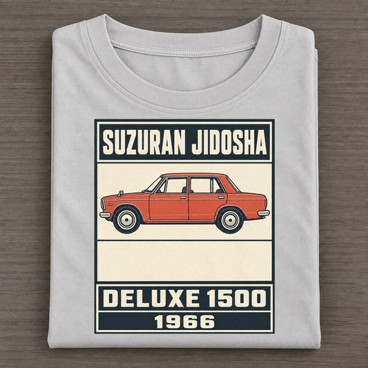 Suzuran Deluxe Showa Speed Plates Classic T-shirt – Grey