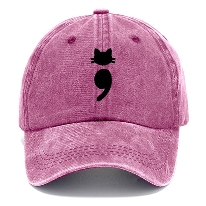 Black Cat Semicolon Classic Cap – Dusty Rose