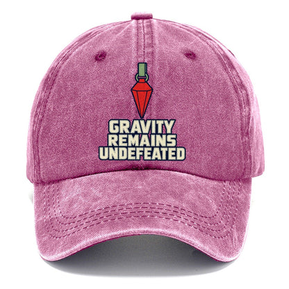 Gravity Remains Undefeated Rock Climbing Classic Cap – Dusty Rose