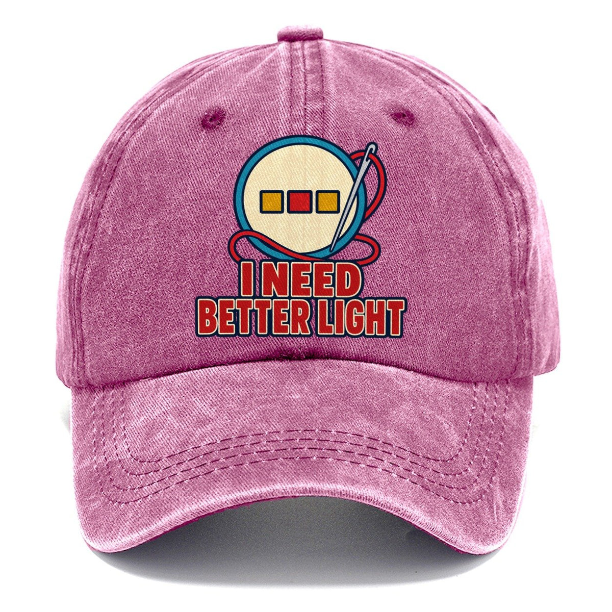 I Need Better Light And Needlework Classic Cap – Dusty Rose