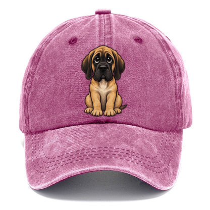 English Mastiff Sitting Sweetheart Classic Cap – Dusty Rose