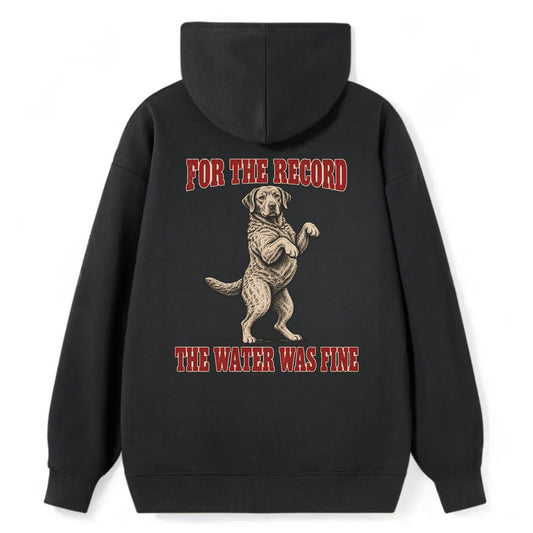 Chesapeake Bay Retriever Dog Declarations Classic Pullover Hoodie – Black
