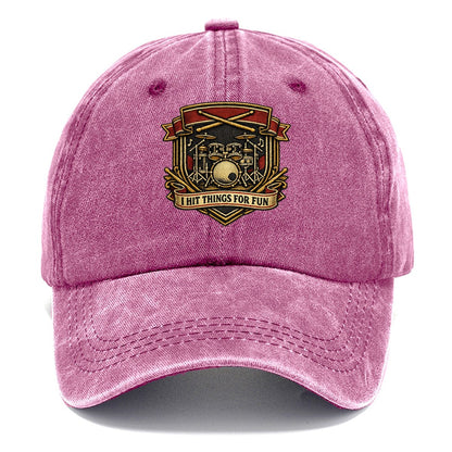 Drummer Humor Classic Cap – Dusty Rose
