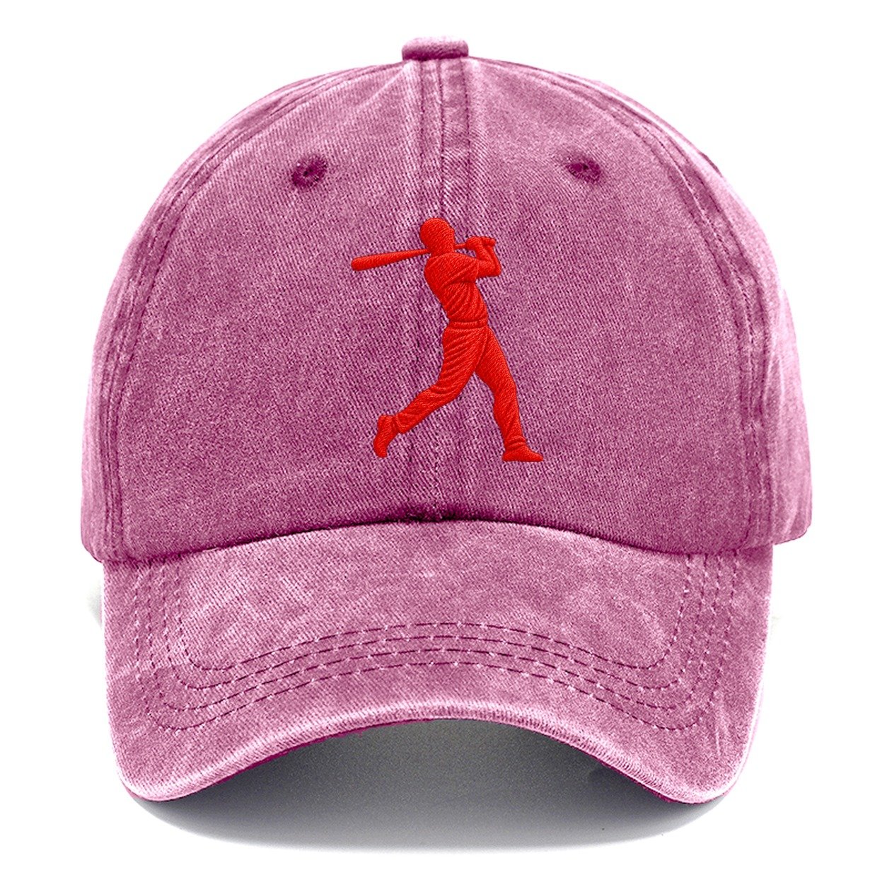 Baseball Power Swing Micro Motion Mark Classic Cap – Dusty Rose