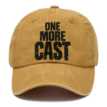 One More Cast Fishing Club Classic Cap – Golden Harvest